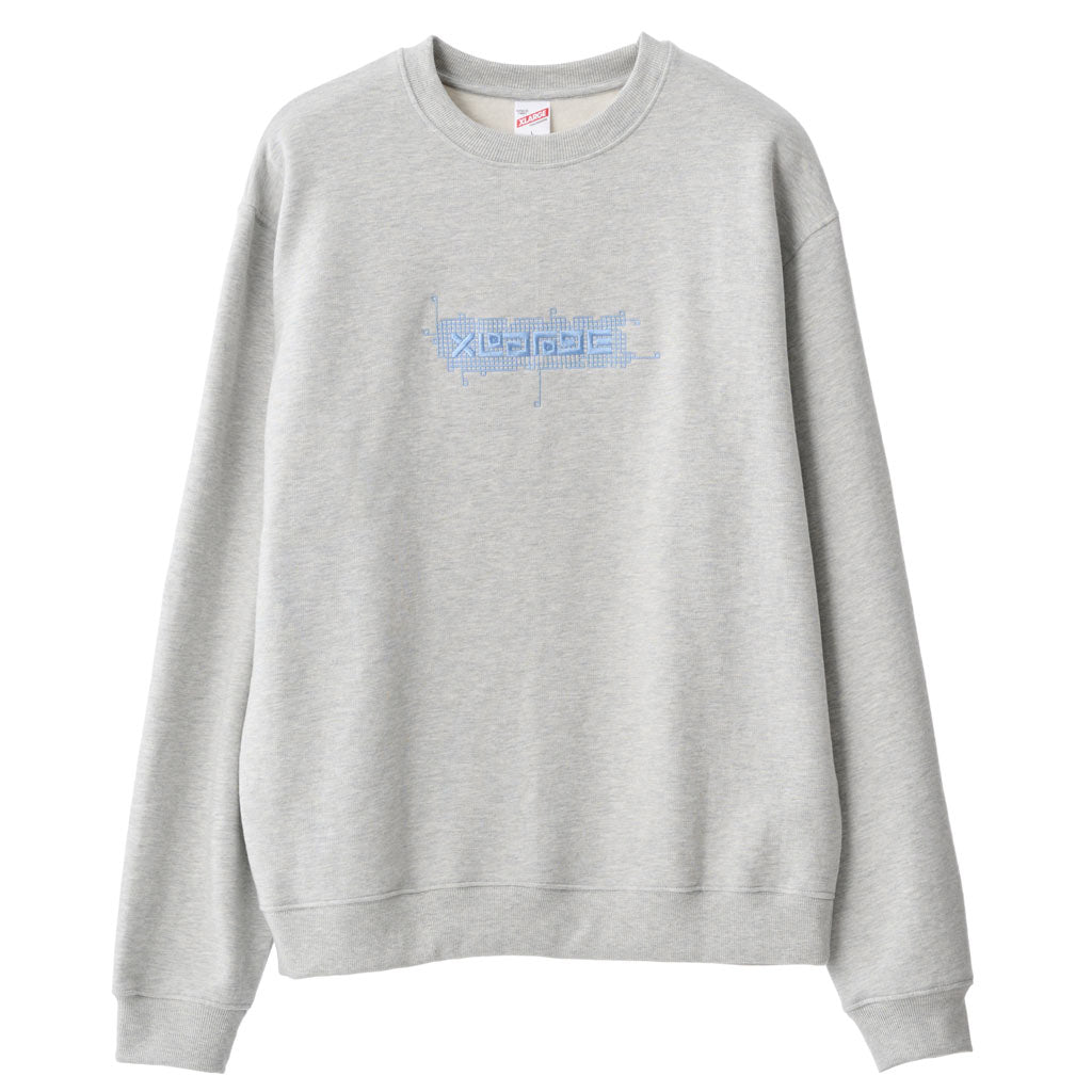 XLarge Circuit Crew - Ash Heather. Twin needle seam construction. Kangaroo pocket. 1x1 rib at cuffs and hem. Embroidered artwork. Relaxed fit. Unisex. 430gsm Brushed Cotton. Shop Xlarge clothing online with Pavement skate store, Dunedin's independent since 2009. Free NZ shipping over $150, easy returns.