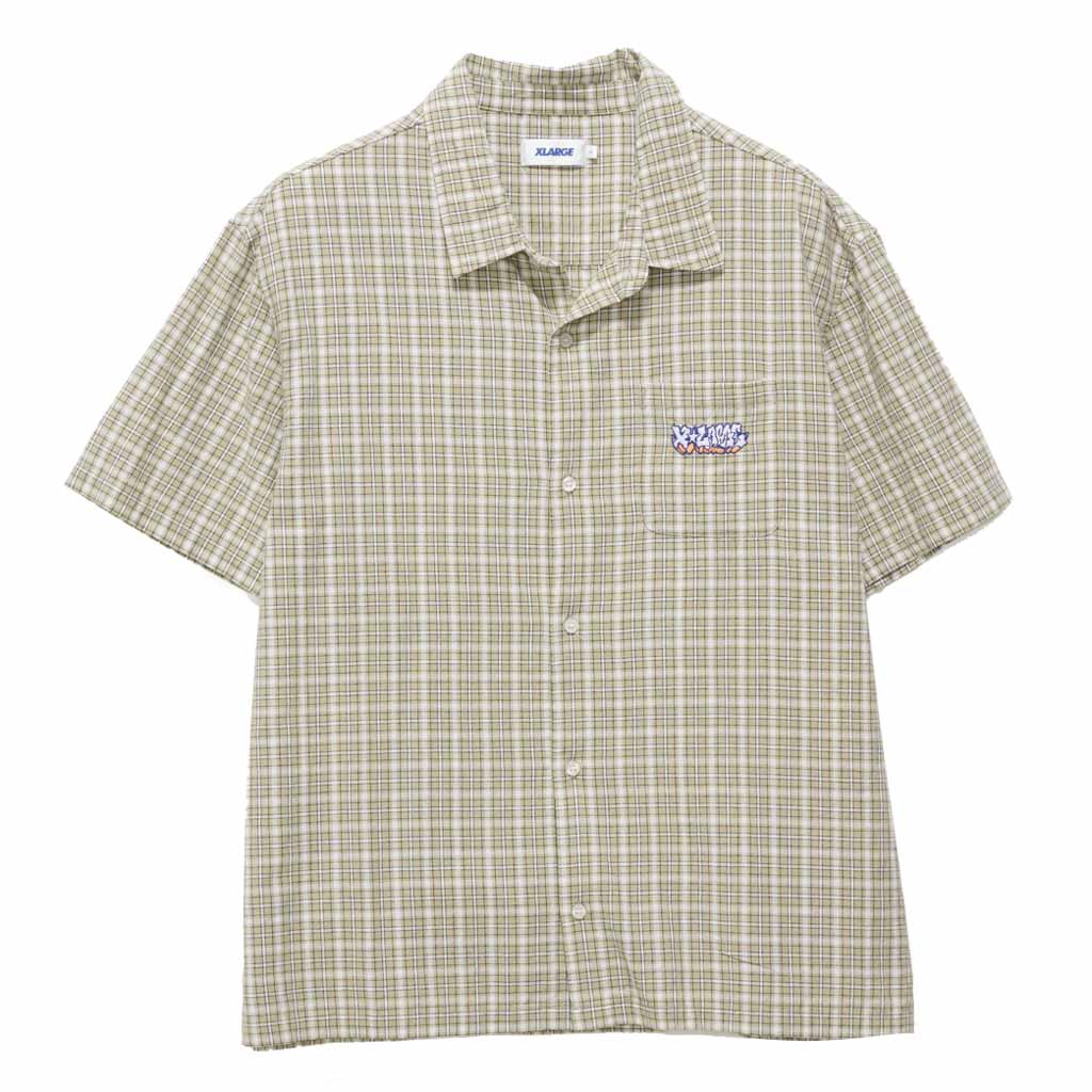 Xlarge Wall Check SS Shirt - Swamp. Shop all new XLarge clothing and accessories online with Pavement Skate Store! Free Aotearoa NZ shipping over $100*