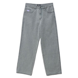 XLarge Baggy Bull Denim Pant - Fog | Shop XLarge premium streetwear with Pavement Skate Store online. Free Aotearoa NZ shipping over $100*