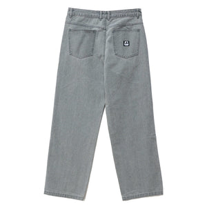 XLarge Baggy Bull Denim Pant - Fog | Shop XLarge premium streetwear with Pavement Skate Store online. Free Aotearoa NZ shipping over $100*