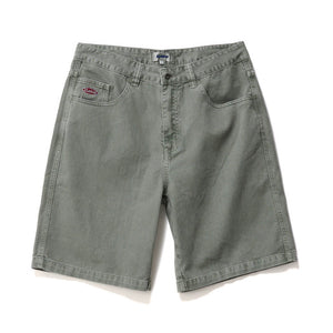 XLarge Bull Denim 91 Short - Olive Grey. Shop XLarge and X-Girl clothing and accessories online with Dunedin's independent skate store, PAVEMENT. Free shipping across Aotearoa NZ on orders over $150 | Same day Ōtepoti/Dunedin delivery | Easy returns.