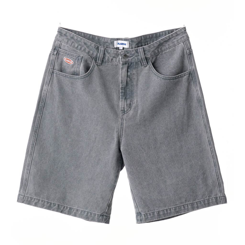 XLarge Bull Denim 91 Short - Washed Grey. 100% Cotton Denim. Relaxed Baggy Fit. Shop jorts from XLarge, Dickies, Butter, Polar Skate Co., and Volcom online with Pavement skate store. Fast, free NZ shipping on orders over $150. 