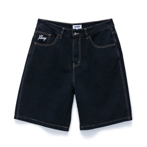 XLarge Dice Bull Denim Short - Raw Black. Shop XLarge and X-Girl clothing and accessories online with Dunedin's independent skate store, PAVEMENT. Free shipping across Aotearoa NZ on orders over $150 | Same day Ōtepoti/Dunedin delivery | Easy returns.