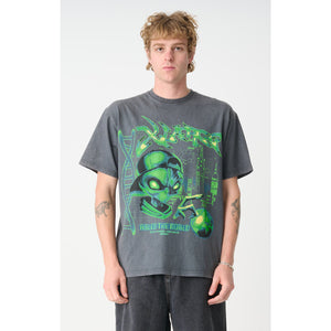 XLarge Rules The World Tee - Pigment Black | Free Aotearoa shipping on all XLarge orders over $100* with Pavement Skate Store!