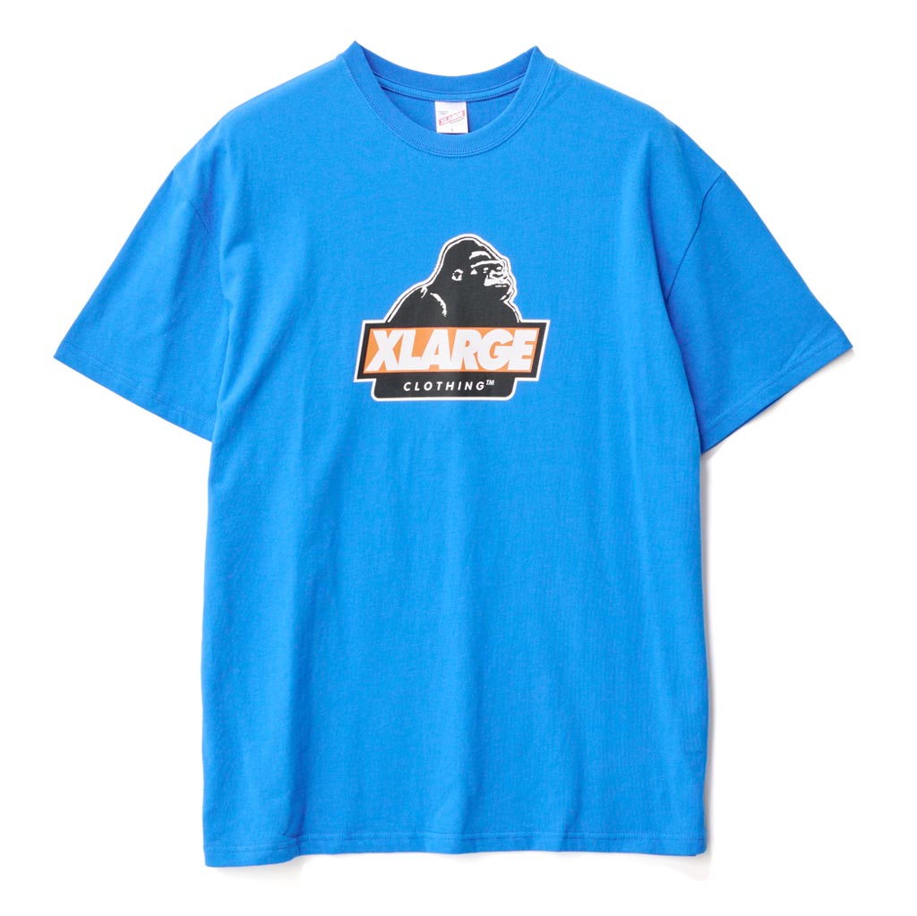 XLarge Slanted SS Tee - Bright Blue. Shop XLarge and X-Girl clothing and accessories online with Dunedin's independent skate store, PAVEMENT. Free shipping across Aotearoa NZ on orders over $150 | Same day Ōtepoti/Dunedin delivery | Easy returns.