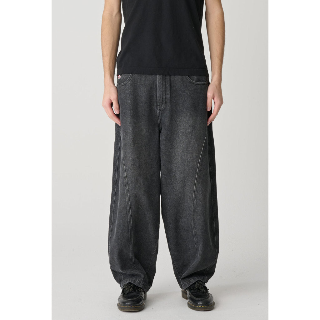 XLarge Barrel Bull Denim 91 Pants in Faded Black | Shop XLarge brand clothing online with Pavement Skate Store with free Aotearoa NZ shipping over $100*!