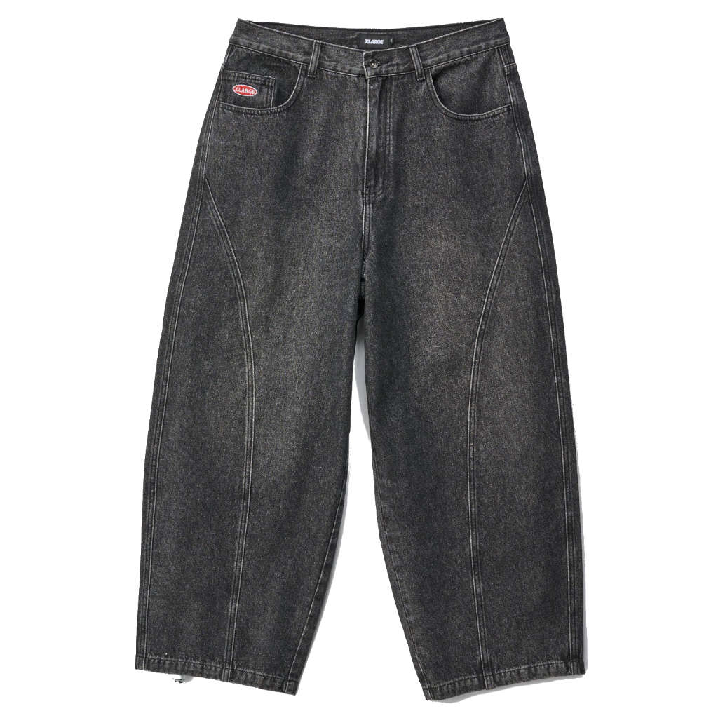 XLarge Barrel Bull Denim 91 Pants in Faded Black | Shop XLarge brand clothing online with Pavement Skate Store with free Aotearoa NZ shipping over $100*!
