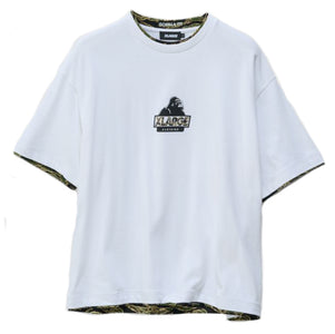 XLarge Double Layer Gorilla Fit Tee in White | Shop XLarge brand clothing online with Pavement Skate Store with free Aotearoa NZ shipping over $100*!