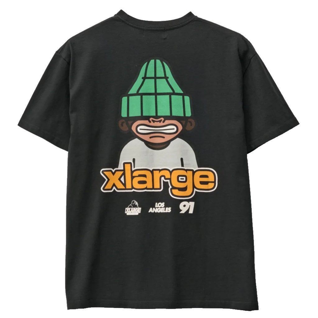 XLarge Grin Tee in Pigment Black | Shop XLarge brand clothing online with Pavement Skate Store with free Aotearoa NZ shipping over $100*!