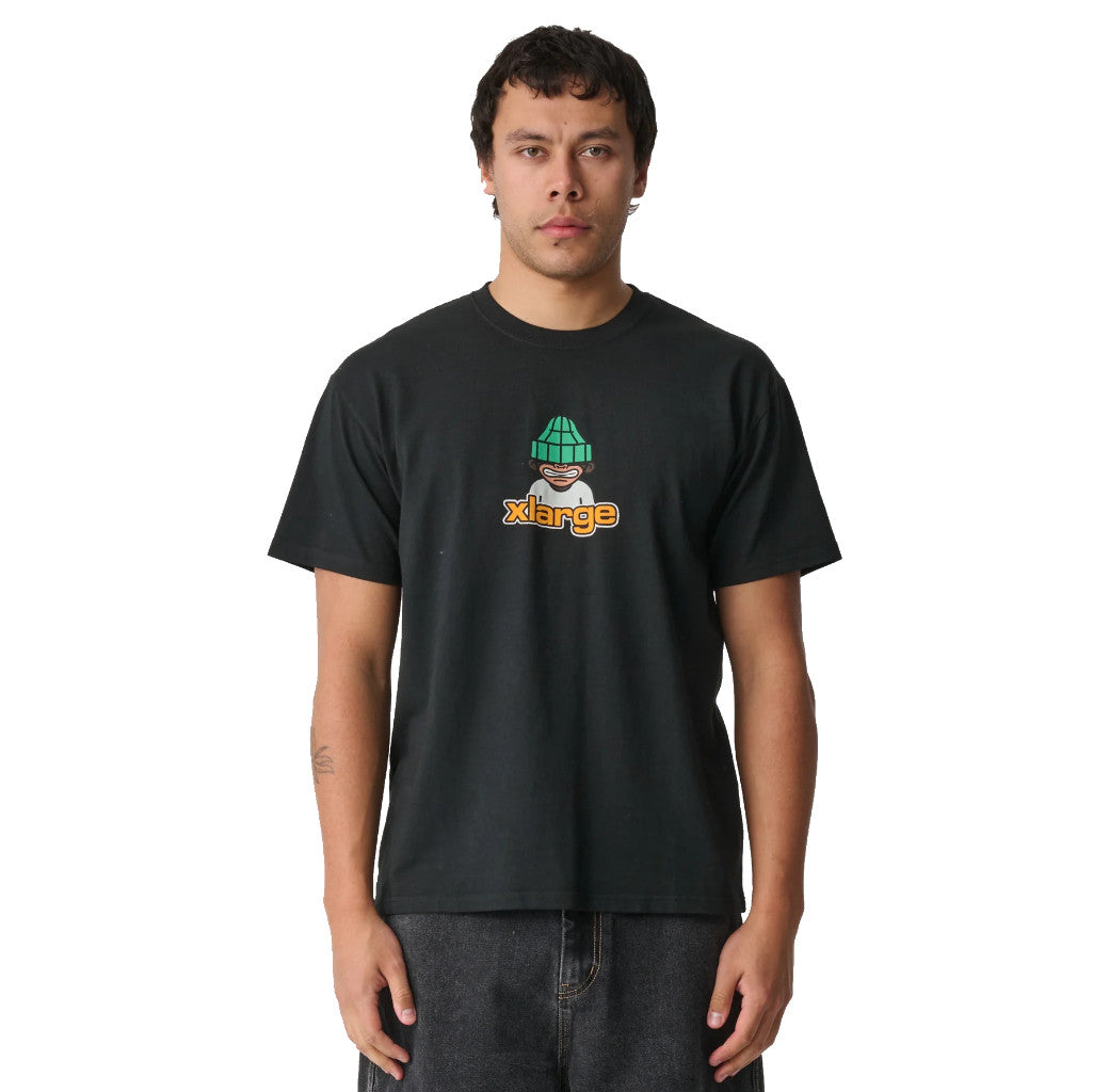 XLarge Grin Tee in Pigment Black | Shop XLarge brand clothing online with Pavement Skate Store with free Aotearoa NZ shipping over $100*!