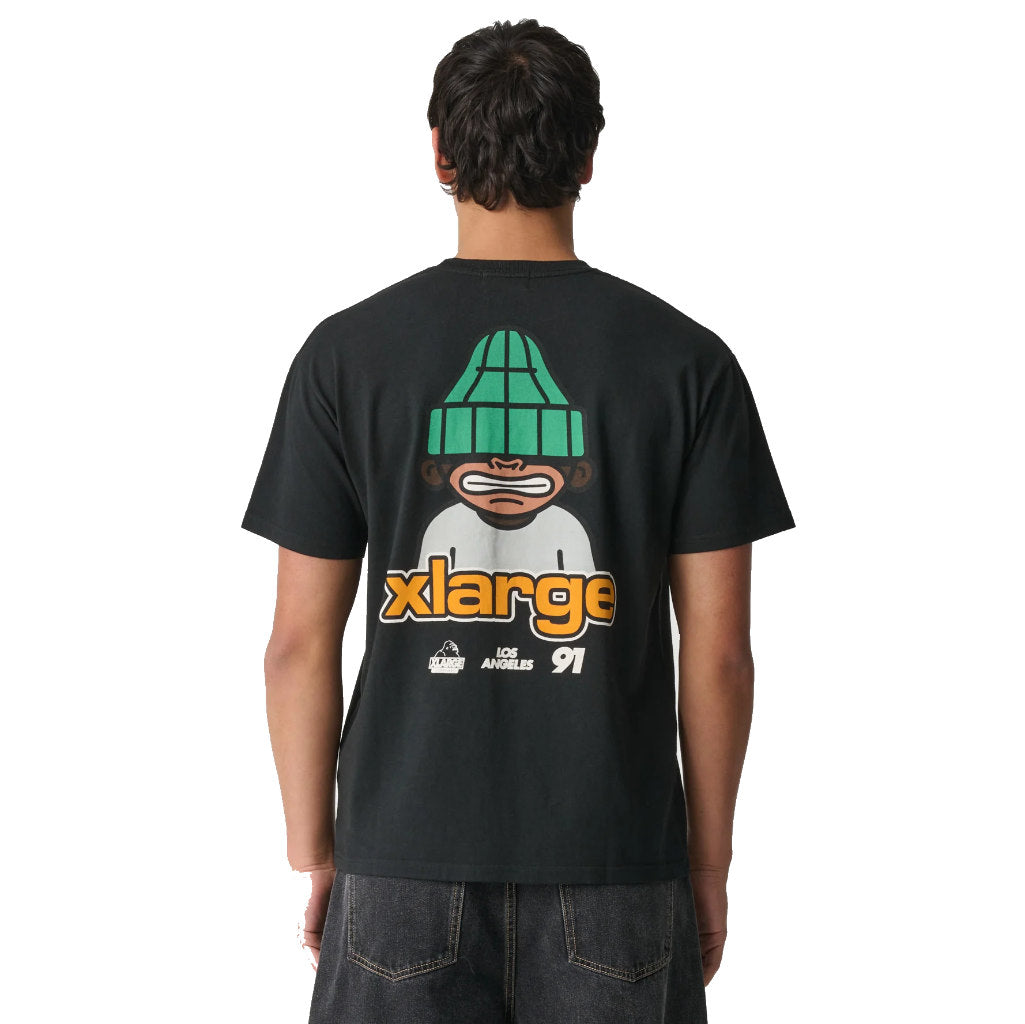 XLarge Grin Tee in Pigment Black | Shop XLarge brand clothing online with Pavement Skate Store with free Aotearoa NZ shipping over $100*!