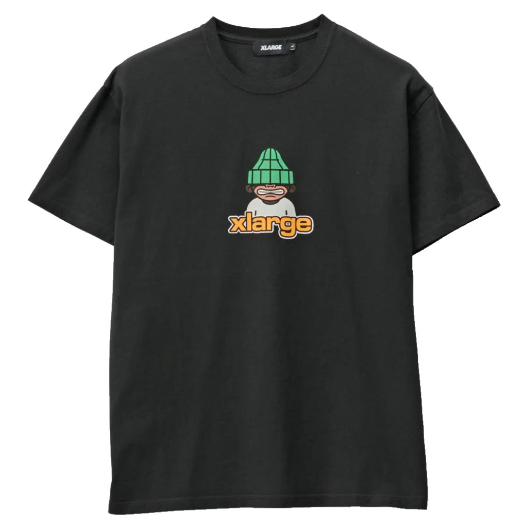 XLarge Grin Tee in Pigment Black | Shop XLarge brand clothing online with Pavement Skate Store with free Aotearoa NZ shipping over $100*!