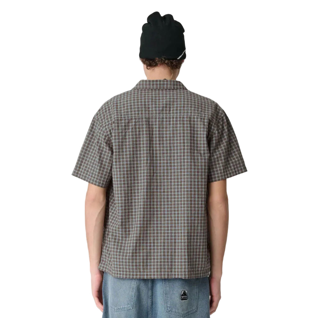 XLarge Hugo Short Sleeve Shirt - Brown | Shop XLarge clothing online with Pavement Skate Store with free Aotearoa NZ shipping over $100*!