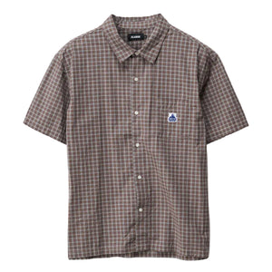 XLarge Hugo Short Sleeve Shirt - Brown | Shop XLarge clothing online with Pavement Skate Store with free Aotearoa NZ shipping over $100*!