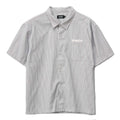 XLarge Mark Gorilla Fit SS Shirt in Navy/White Stripe | Shop XLarge brand clothing online with Pavement Skate Store with free Aotearoa NZ shipping over $100*!