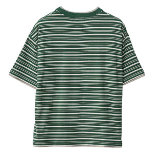 XLarge Stripe Double Layer Gorilla Fit Tee - Eden | Shop XLarge clothing online with Pavement Skate Store with free Aotearoa NZ shipping over $100*!