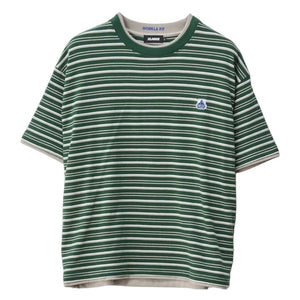 XLarge Stripe Double Layer Gorilla Fit Tee - Eden | Shop XLarge clothing online with Pavement Skate Store with free Aotearoa NZ shipping over $100*!