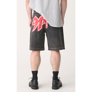 Xlarge 91 Star Bull Denim 91 Short in Washed Black | Shop Xlarge clothing online with Pavement Skate Store with free Aotearoa NZ shipping on orders over $100*