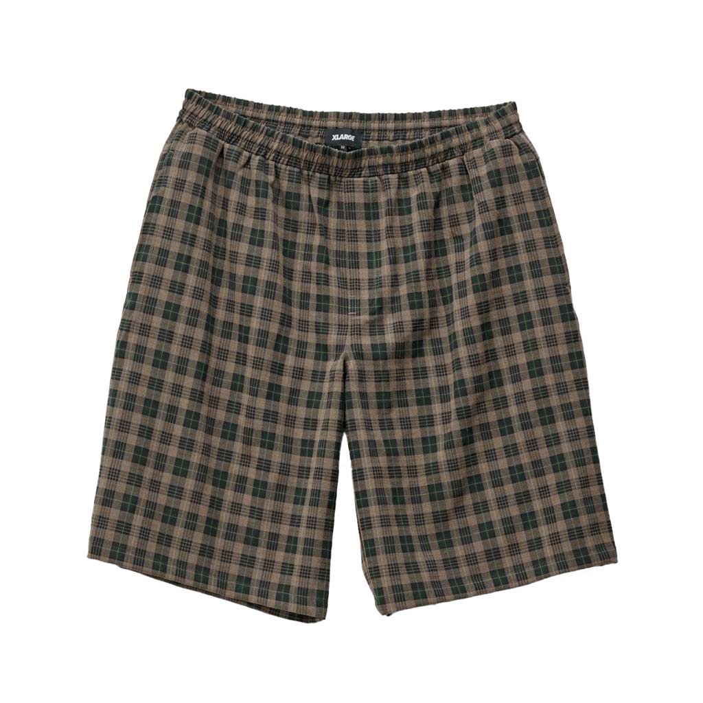 Xlarge Baggy 91 Shorts in Green Check | Shop XLarge clothing online with Pavement Skate Store with free Aotearoa NZ shipping on orders over $100*!