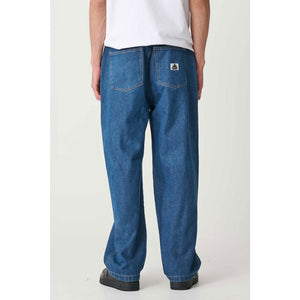 Xlarge Baggy Bull Denim 91 Pant in Worn Blue | Free Aotearoa NZ shipping on XLarge orders over $100* when you shop online with Pavement Skate Store!