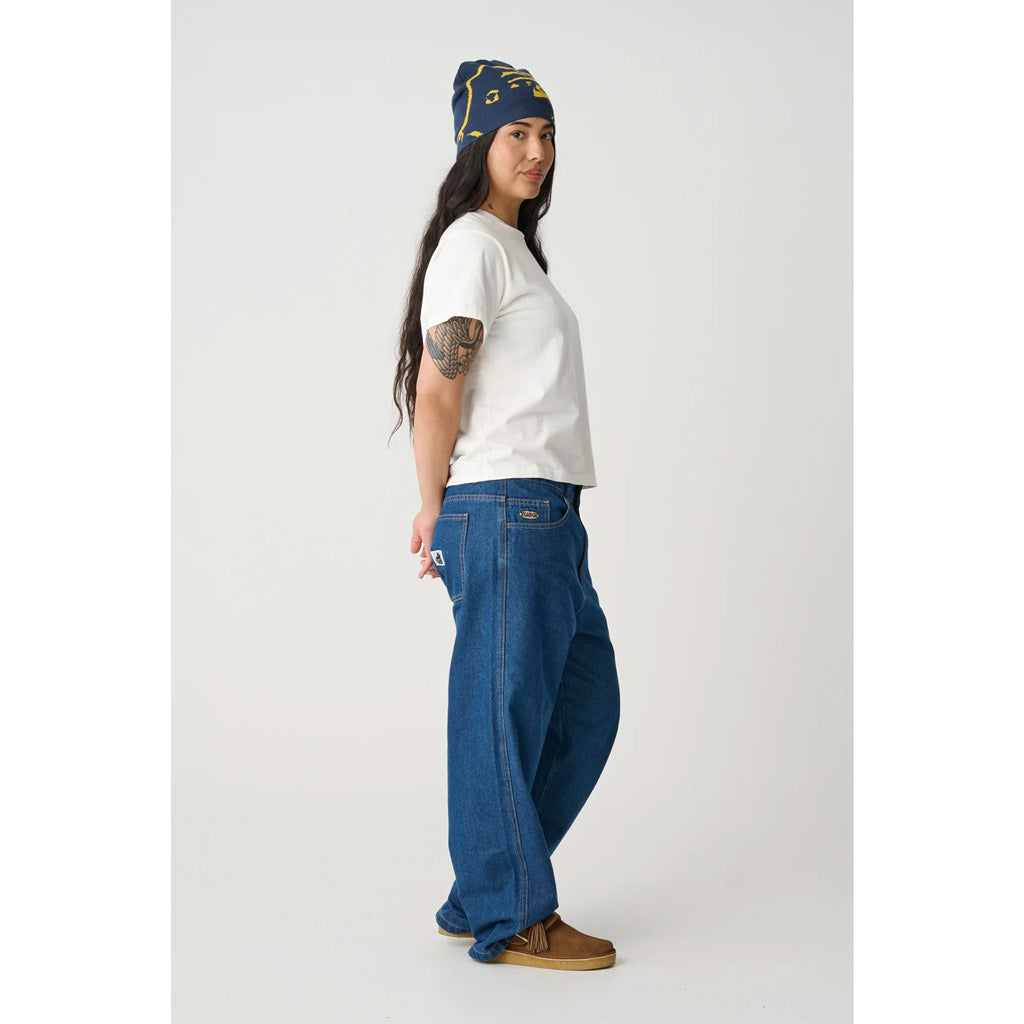 Xlarge Baggy Bull Denim 91 Pant in Worn Blue | Free Aotearoa NZ shipping on XLarge orders over $100* when you shop online with Pavement Skate Store!