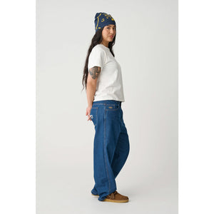 Xlarge Baggy Bull Denim 91 Pant in Worn Blue | Free Aotearoa NZ shipping on XLarge orders over $100* when you shop online with Pavement Skate Store!