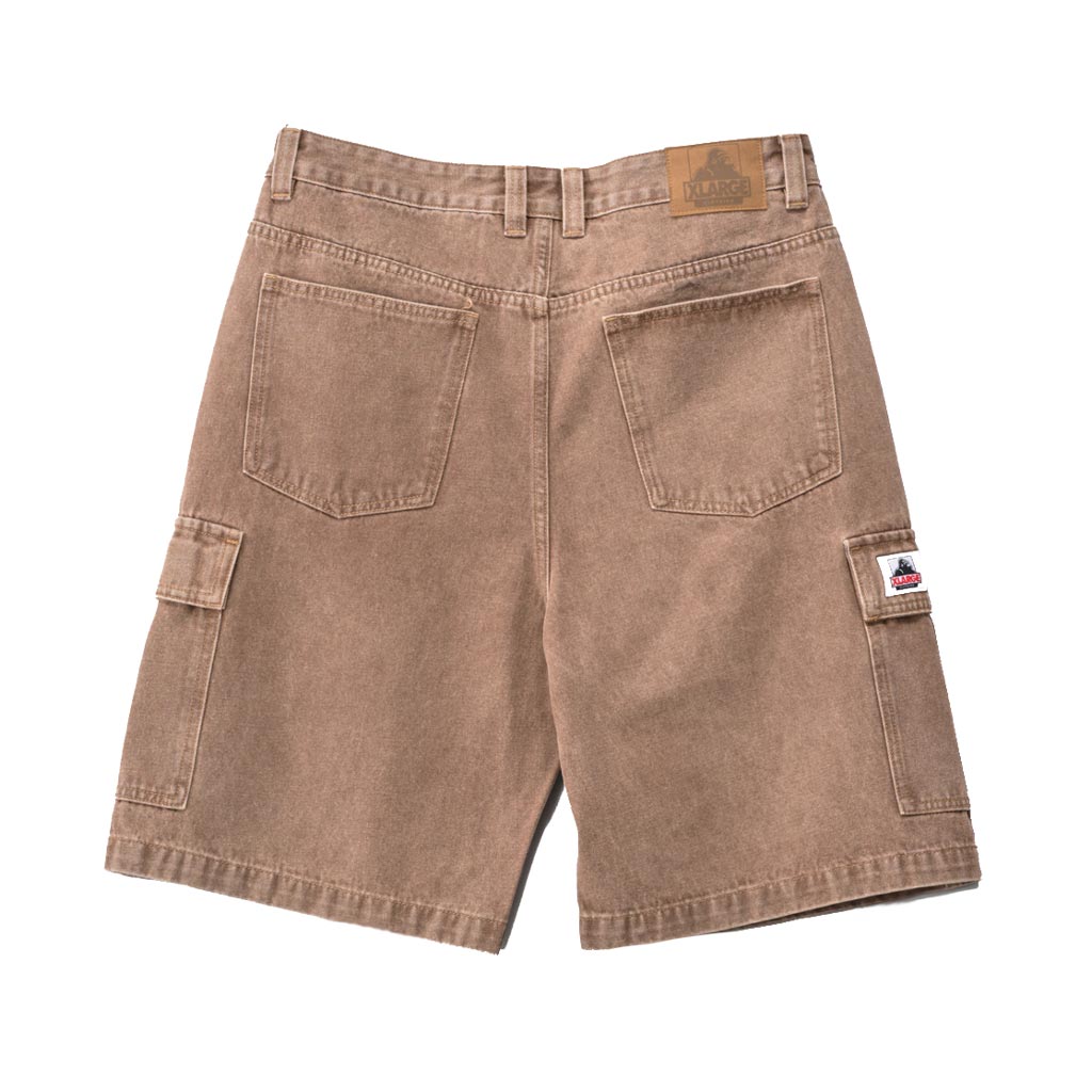 Xlarge Baggy Cargo Denim 91 Shorts - Smoke | Free Aotearoa NZ shipping on XLarge orders over $100* with Pavement Skate Store.