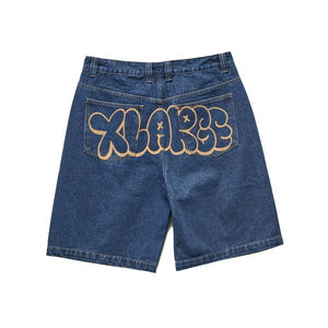 Xlarge Burst Bull Denim 91 Short in Raw Indigo | Shop Xlarge clothing online with Pavement Skate Store with free Aotearoa NZ shipping on orders over $100*