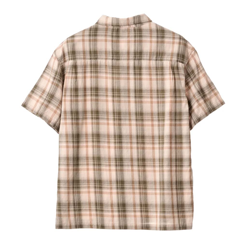 The XLarge Push Check Shirt is an oversized box-fit traditional short sleeve shirt. Woven label at hem. Back shoulder yoke with pleats. Soft washed finish. Tonal buttons. Straight hem. 100% Yarn Dyed Cotton. Shop Xlarge online with Pavement skate store Dunedin. Free NZ shipping over $150. Easy, no fuss returns.