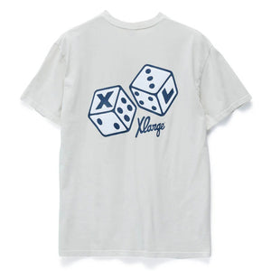 Xlarge XL Dice Tee - Pigment White | Free Aotearoa NZ shipping on XLarge orders over $100* when you shop online with Pavement Skate Store!