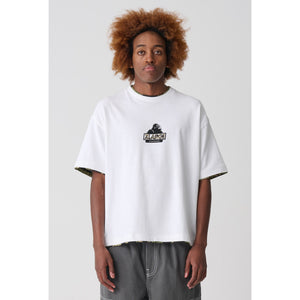 XLarge Double Layer Gorilla Fit Tee in White | Shop XLarge brand clothing online with Pavement Skate Store with free Aotearoa NZ shipping over $100*!