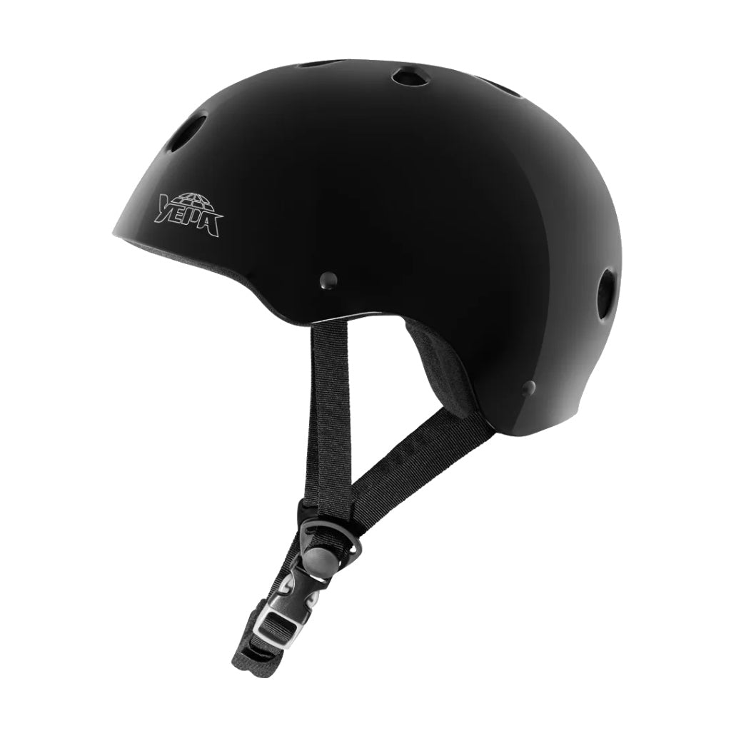 Yepa T-Shell Helmet in Gloss Black | Shop Yepa skateboard helmets online with Pavement Skate Store with free Aotearoa NZ shipping over $100*!