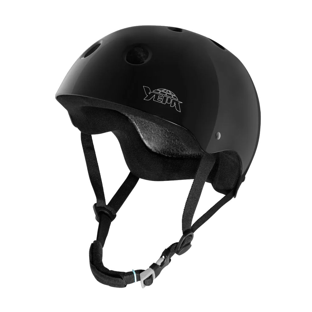 Yepa T-Shell Helmet in Gloss Black | Shop Yepa skateboard helmets online with Pavement Skate Store with free Aotearoa NZ shipping over $100*!