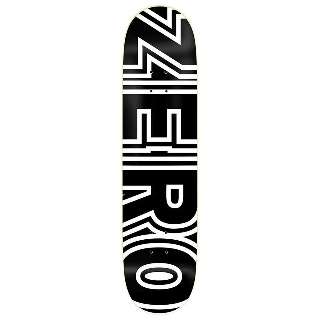 Zero Bold Black/White Skateboard Deck 8.375". Shop skateboard decks with Pavement Skate Store online! Free Aotearoa NZ shipping over $100*