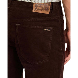 Voclom Solver 5 Pocket Cord in Cacao | Shop Volcom Denim online with Pavement Skate Store! Free Aotearoa NZ shipping over $100*