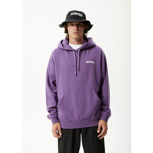 Afends Vinyl Logo Hoodie - Faded Purple. Relaxed Fit. 50% Recycled Cotton 50% Organic Cotton Brushed Fleece. Heavyweight, 300gsm. Shop Afends and enjoy free NZ shipping on orders over $100. Pavement skate store, Dunedin.