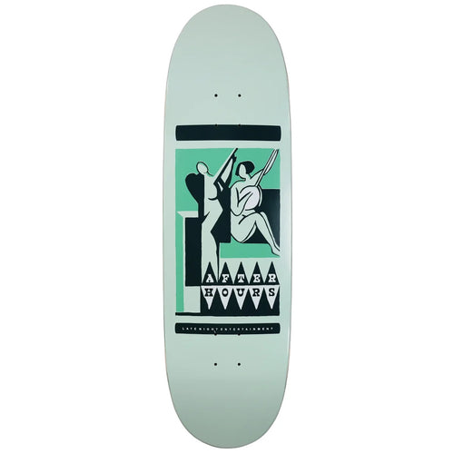 After Hours Strings Skateboard Deck 9.1" Egg  | Free Aotearoa shipping on skateboard orders over $100* when you shop online with Pavement Skate Store.