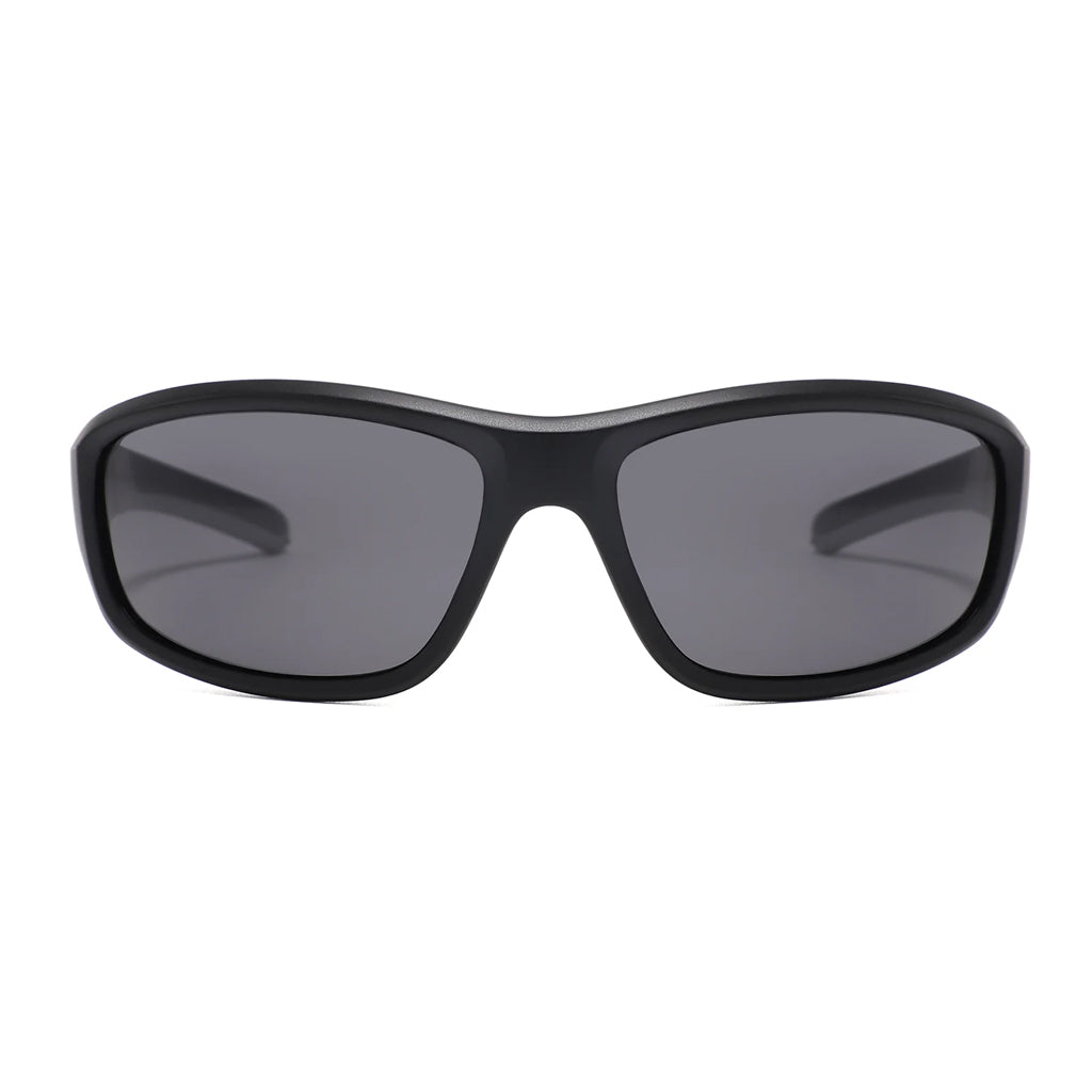 A Lost Cause Revival Sunglasses - Black. Super 90'S Style. Black/Grey Frame With Smoke Lens. UV400 Protection.