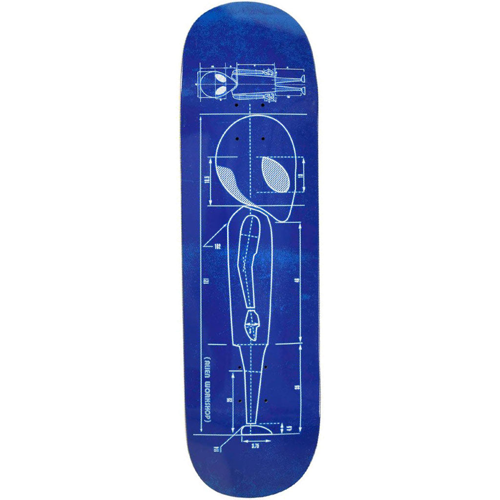 Alien Workshop Blueprint 1 Deck Skatebaord Deck 8.375" | Free Aotearoa NZ shipping over $100* when you shop Alien Workshop online with Pavement.