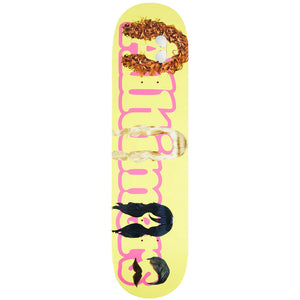 Alltimers Disguise Yellow Deck - 8.3". 14.375" WB. Medium concave. Free NZ shipping. Shop skateboard decks with Pavement skate store online, Ōtepoti Dunedin's independent core skate store since 2009.