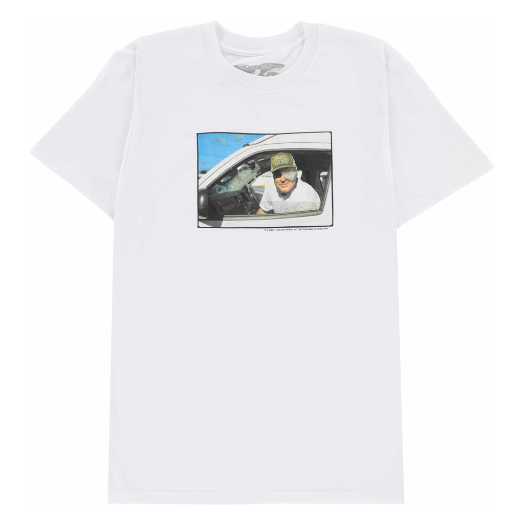 Anti Hero Grosso Photo Tee - White | Shop Anti Hero online with Pavement Skate Store with free Aotearoa NZ shipping over $100*!