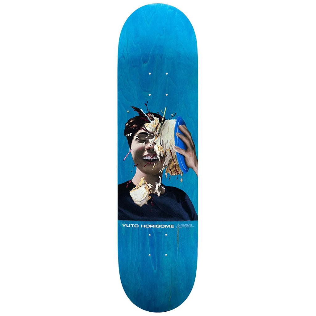 April Yuto Horigome Cake 2 Skateboard Deck 8.25"| Free Aotearoa NZ shipping over $100* on your skateboard orders with Pavement Skate Store