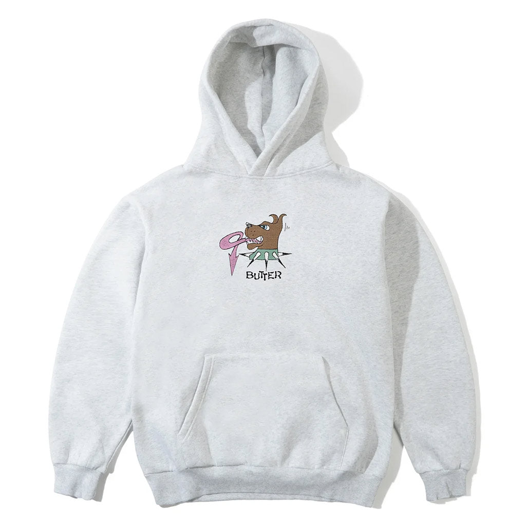 Butter Goods Canine Pullover Hood - Ash | Shop Butter Goods online with Pavement Skate Store and enjoy free Aotearoa shipping on orders over $100*!