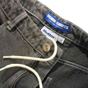 Butter Goods Roach Denim Shorts - Black Wash| Shop Butter Goods online with Pavement Skate Store and enjoy free Aotearoa shipping on orders over $100*!