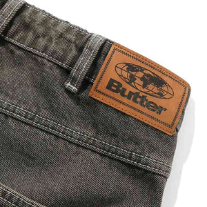 Butter Goods Roach Denim Jeans - Black Wash | Shop Butter Goods online with Pavement Skate Store and enjoy free Aotearoa shipping on orders over $100*!