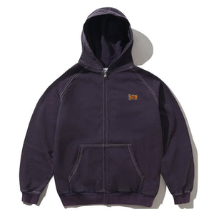 Butter Goods Sketch Zip Thru Hood Eggplant | Shop Butter Goods online with Pavement Skate Store and enjoy free Aotearoa shipping on orders over $100*!