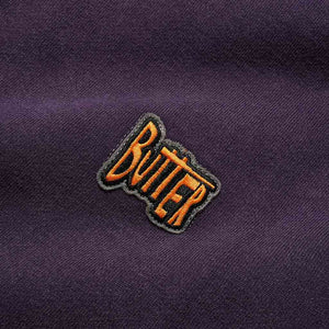 Butter Goods Sketch Zip Thru Hood Eggplant | Shop Butter Goods online with Pavement Skate Store and enjoy free Aotearoa shipping on orders over $100*!