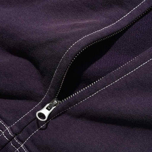 Butter Goods Sketch Zip Thru Hood Eggplant | Shop Butter Goods online with Pavement Skate Store and enjoy free Aotearoa shipping on orders over $100*!