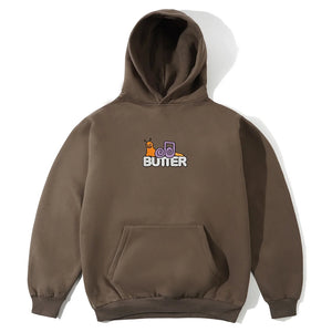 Butter Goods Snail Pullover Hood - Umber | Shop Butter Goods online with Pavement Skate Store and enjoy free Aotearoa shipping on orders over $100*!