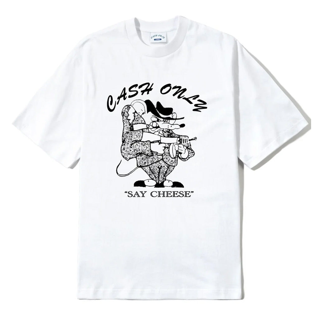 Cash Only Mobster Tee in White | Shop Cash Only clothing online with Pavement Skate Store with free Aotearoa NZ shipping over $100*